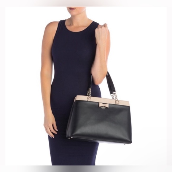 Kate Spade Baldwin Street Maryanne Black Leather Bag, EUC - Picture 6 of 15